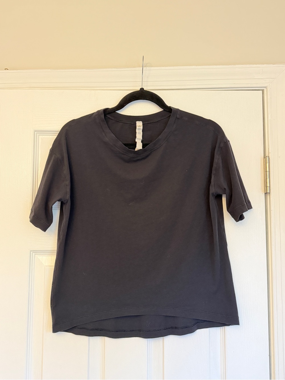 Black lululemon pima cotton tee